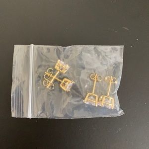 Two sets of sterling silver earrings